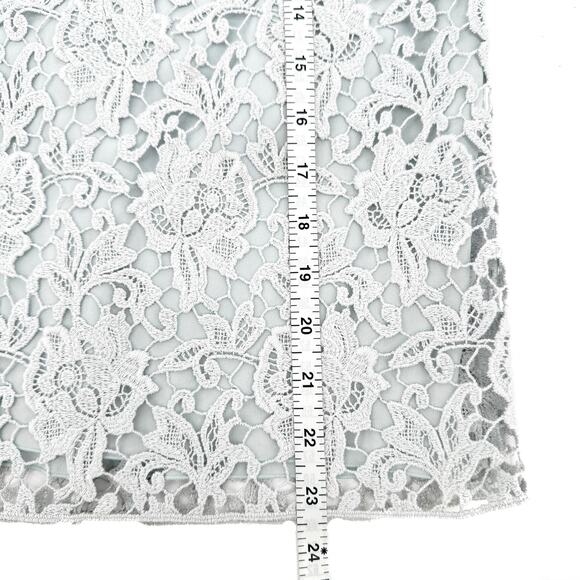 DOLCE & GABBANA Lace Skirt Ice Light Blue XS - Picture 9 of 9